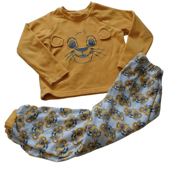 Disney Other - DISNEY The Lion King 2 piece fleece pajama set size 5T